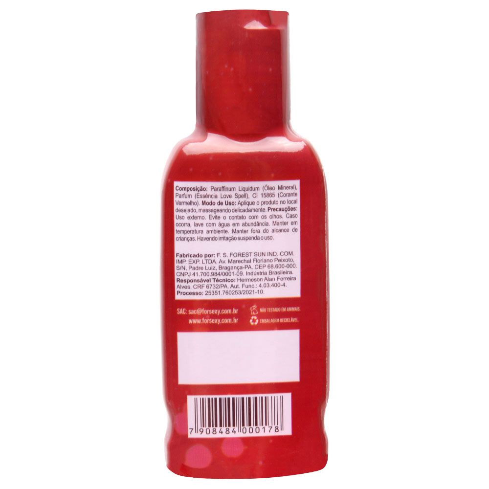 Toque De Amor Óleo Corporal Perfumado Desejo 100Ml For Sexy - Imagem 3